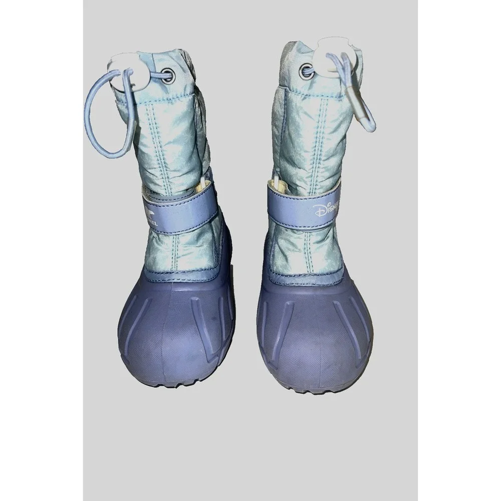 Sorel Disney‎ Flurry Frozen Elsa Snow Boots  Toddler Girls 11 Purple Waterproof